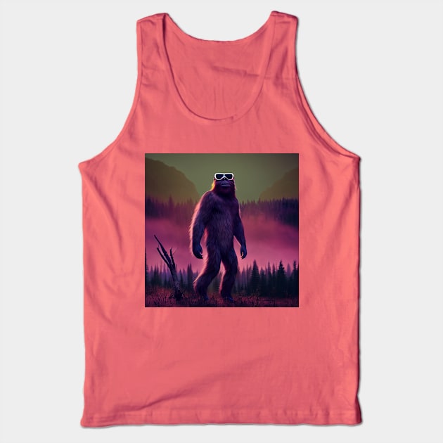 Dope Sasquatch in Nature Tank Top by Grassroots Green